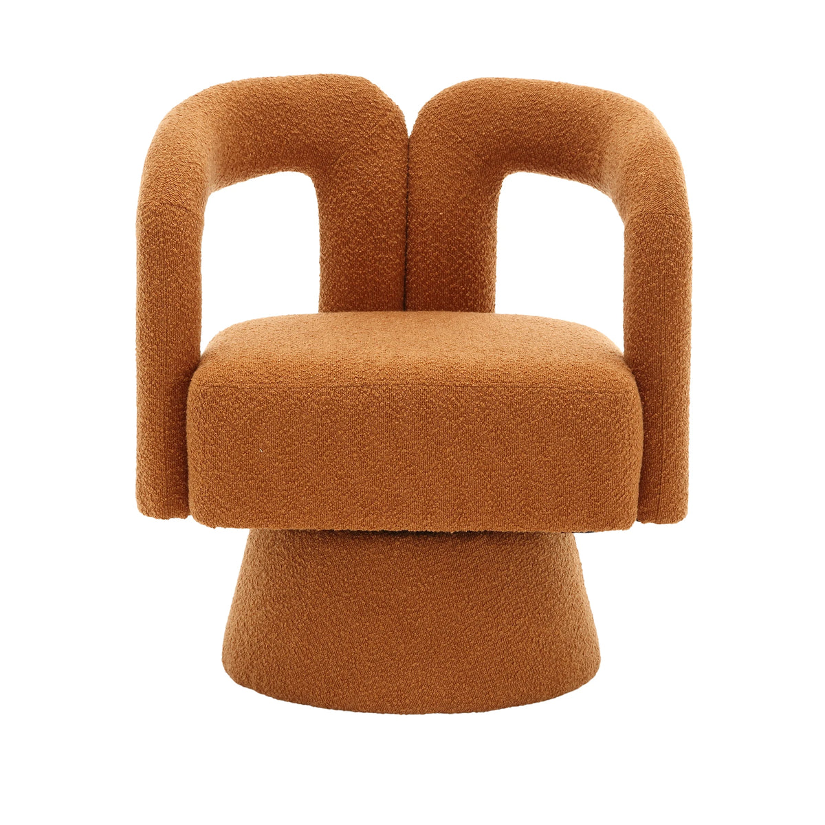 360° Swivel Armchair – Soft Upholstery & Armrests