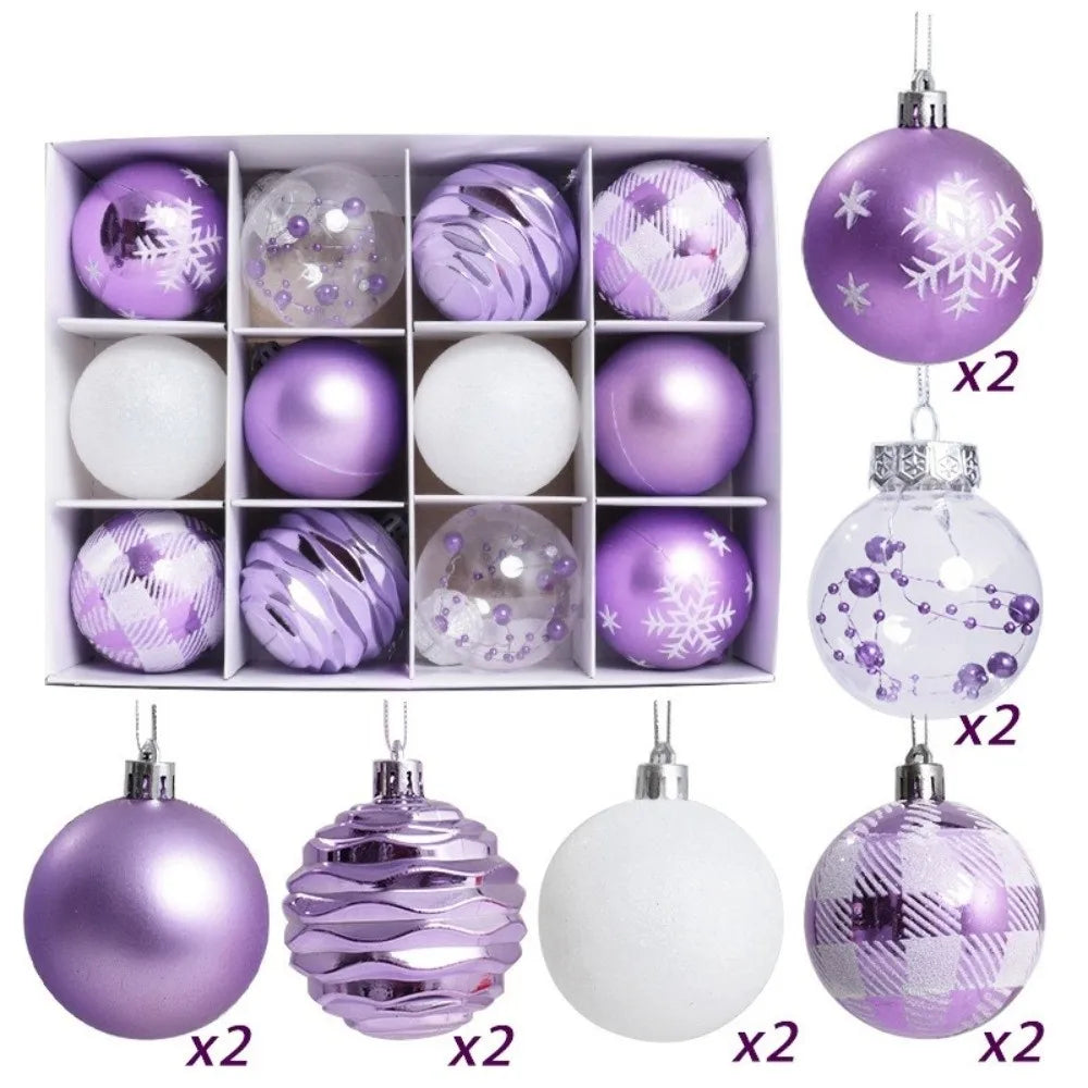 Painted Christmas Tree Ornaments