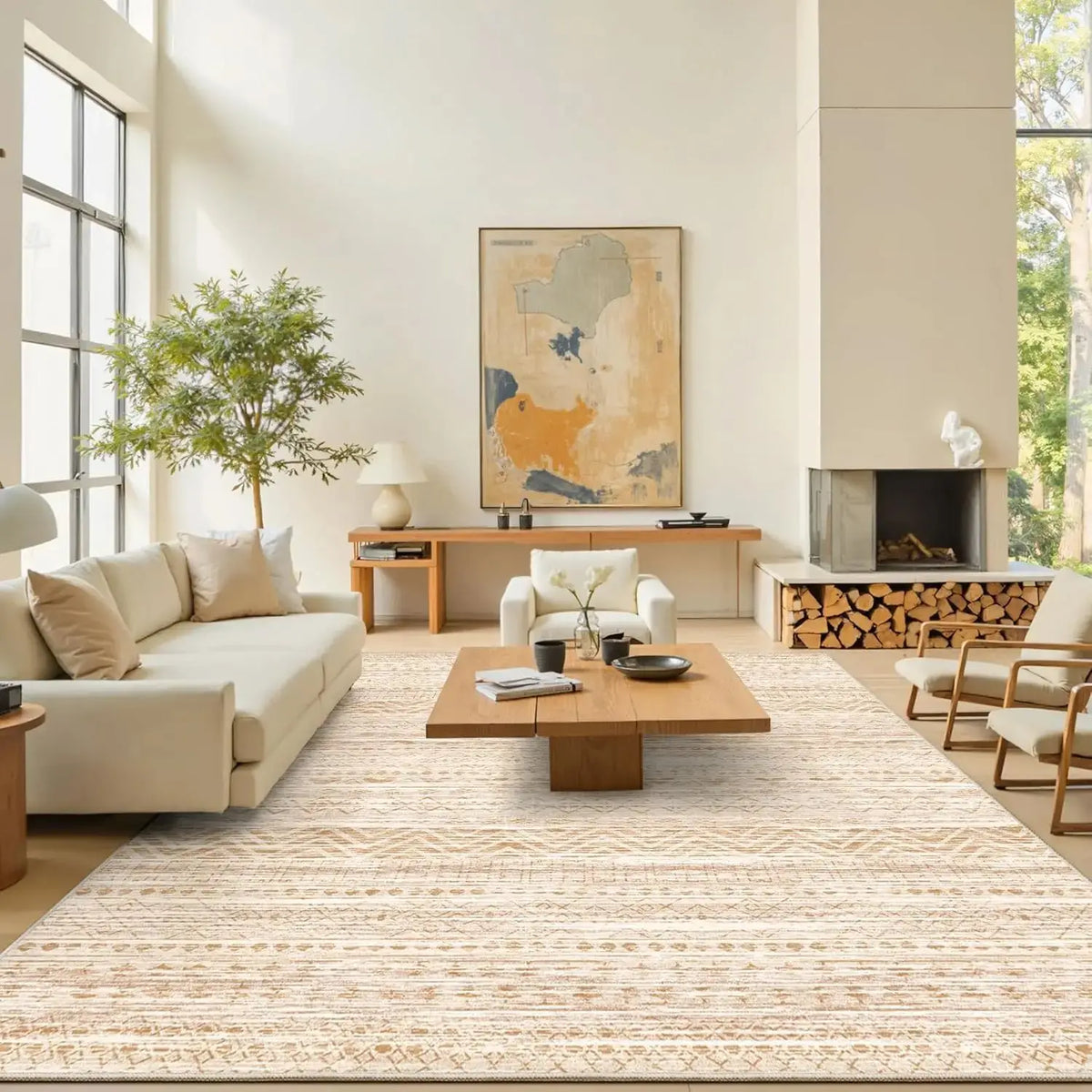 Vintage Persian Rug FLR-6 – image 7