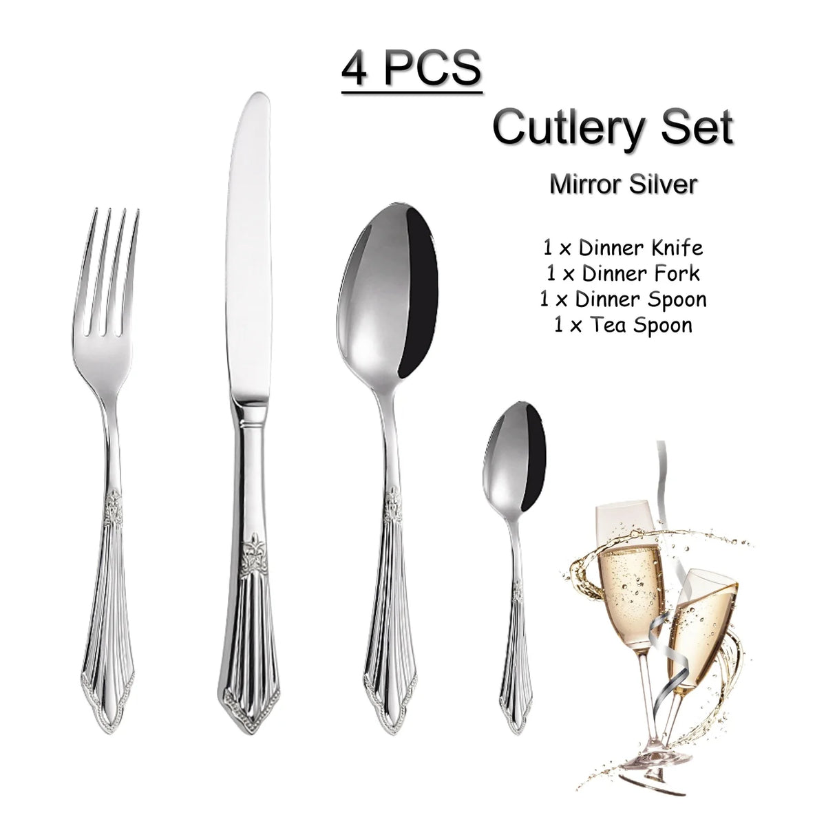 Luxury Stainless Steel Cutlery Set