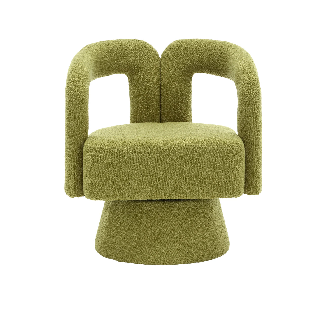 360° Swivel Armchair – Soft Upholstery & Armrests