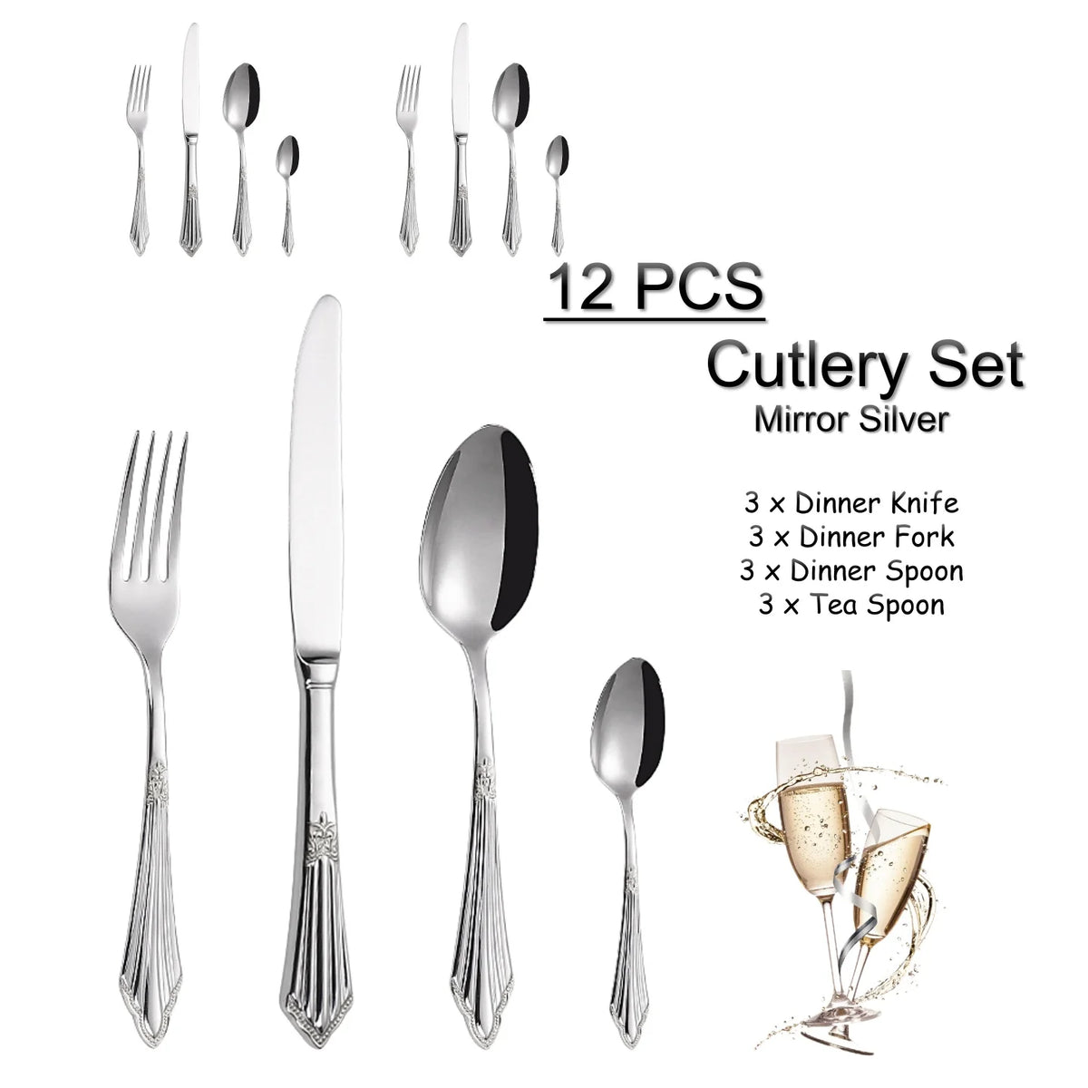 Luxury Stainless Steel Cutlery Set