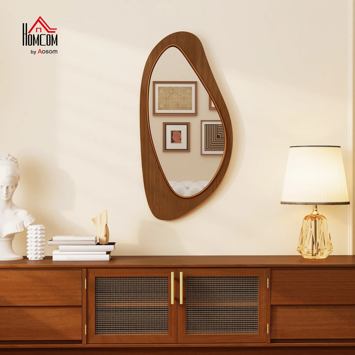 Modern Wall Mirror – Decorative Mirror for Hallway, Living Room & Bedroom
