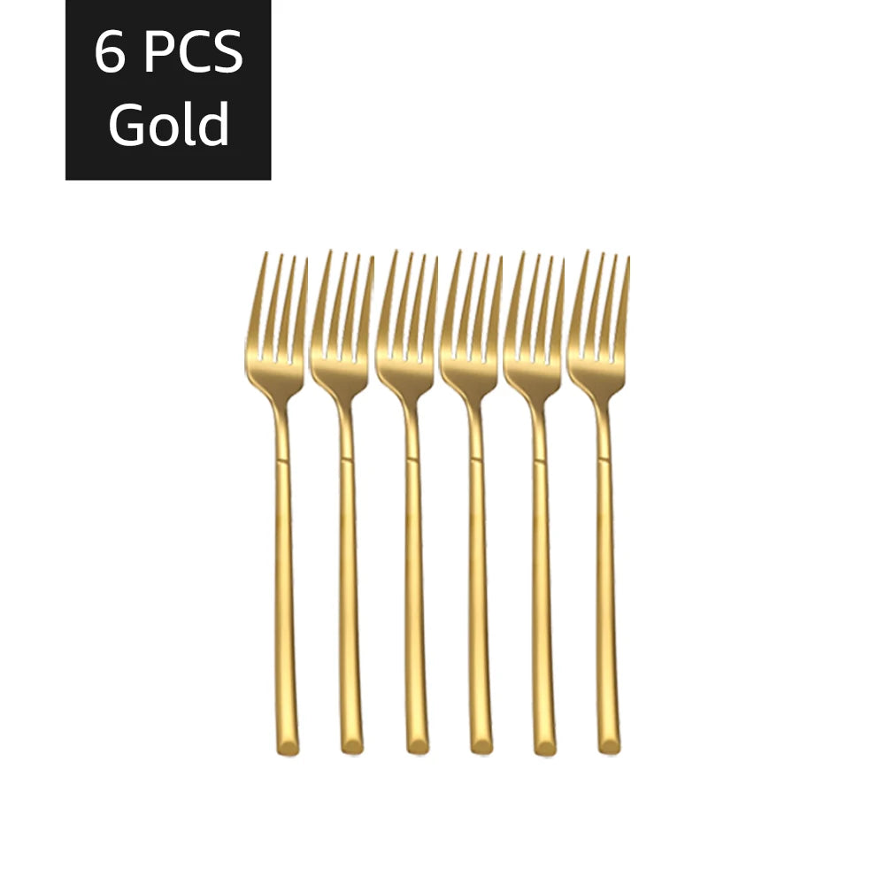 Gold Stainless Steel Cutlery Set
