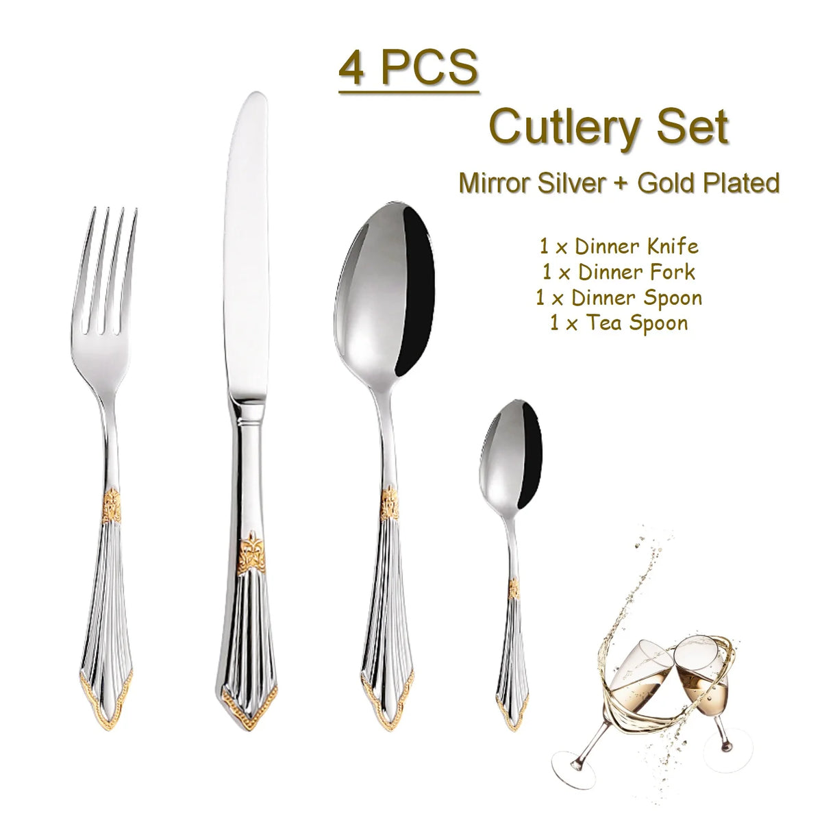 Luxury Stainless Steel Cutlery Set