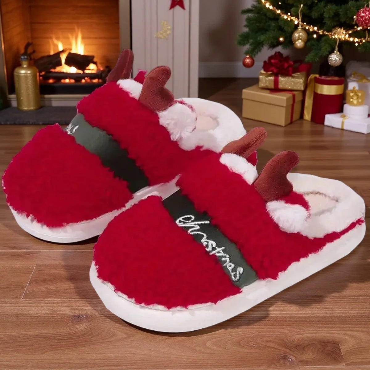 Cozy Christmas Slippers