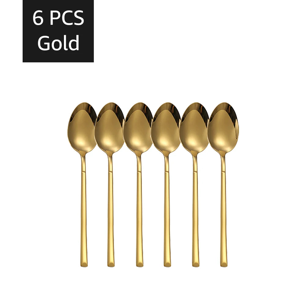 Gold Stainless Steel Cutlery Set