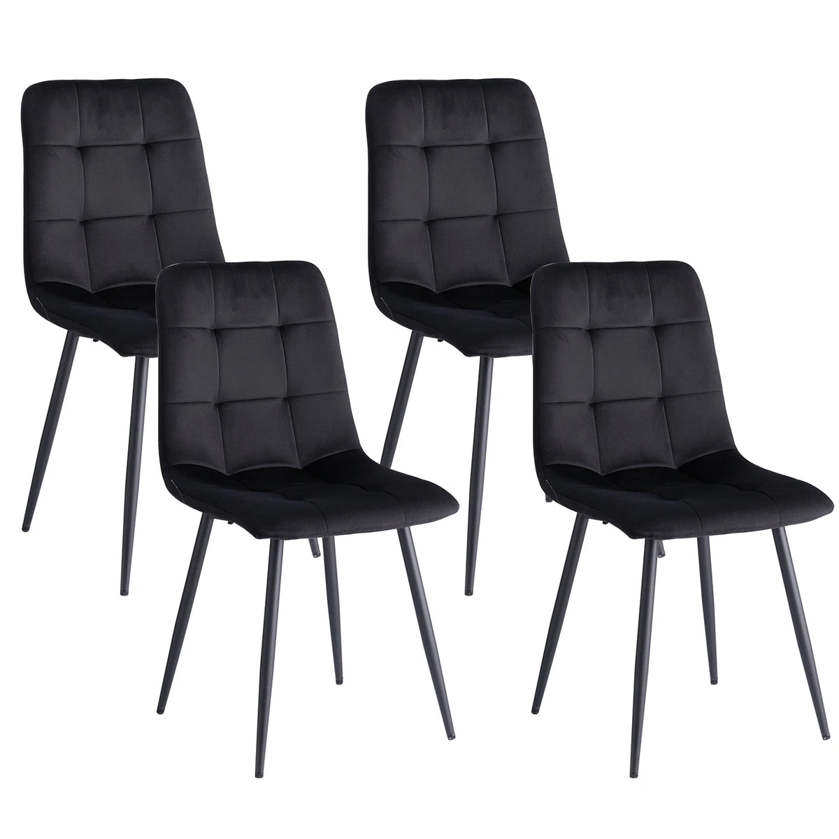 Velvet Dining Chairs – Set of 2, 4 or 6
