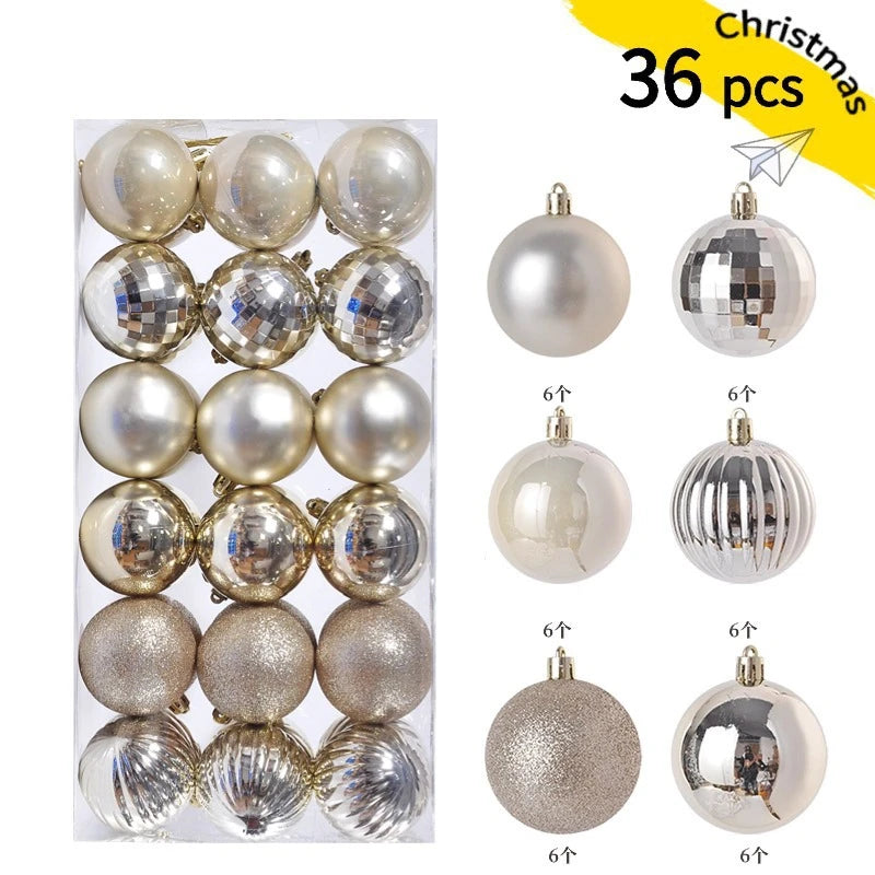 Mini Christmas Bauble Ornament Set