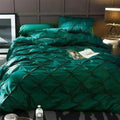 Floral Duvet Cover Set – 2- or 3-Piece Turquoise