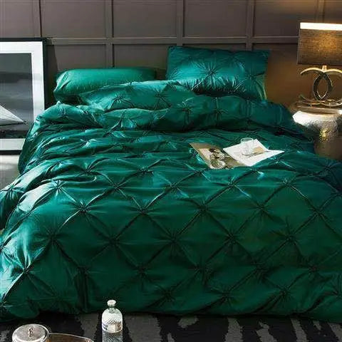 Floral Duvet Cover Set – 2- or 3-Piece Turquoise