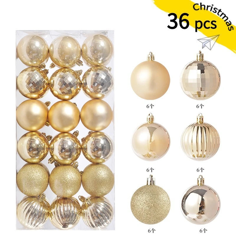 Mini Christmas Bauble Ornament Set