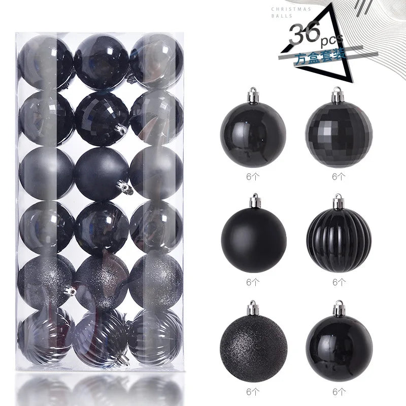 Mini Christmas Bauble Ornament Set