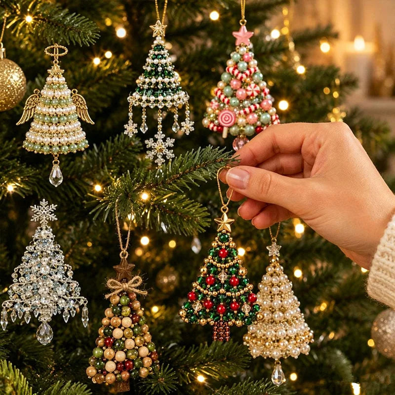 DIY Beaded Christmas Tree Ornament Kit