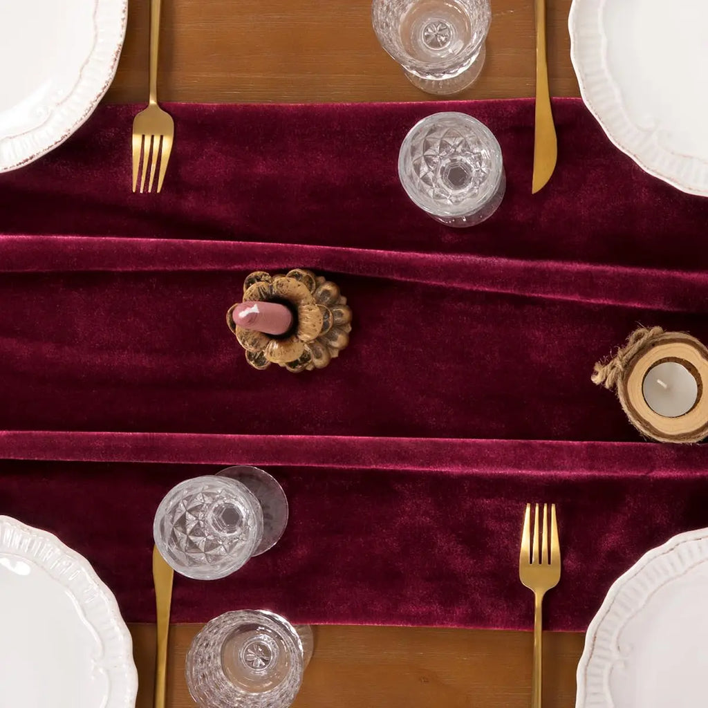 Velvet Christmas Table Runner