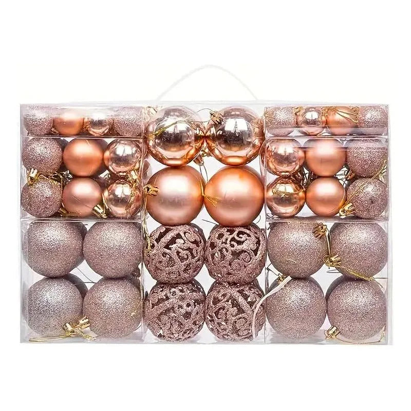 100-Piece Christmas Bauble Set