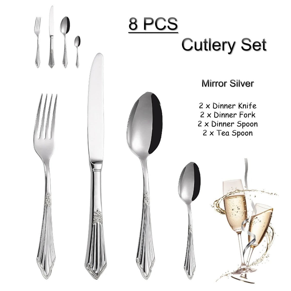 Luxury Stainless Steel Cutlery Set