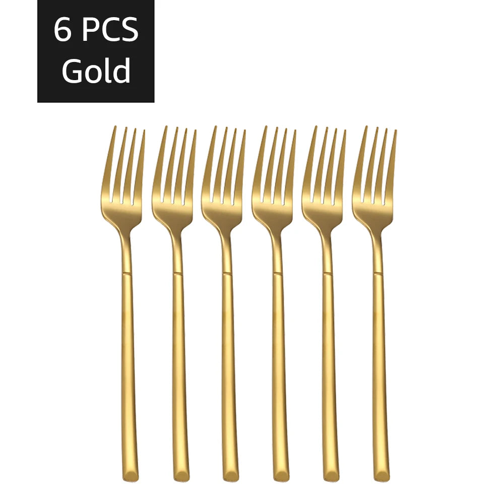 Gold Stainless Steel Cutlery Set