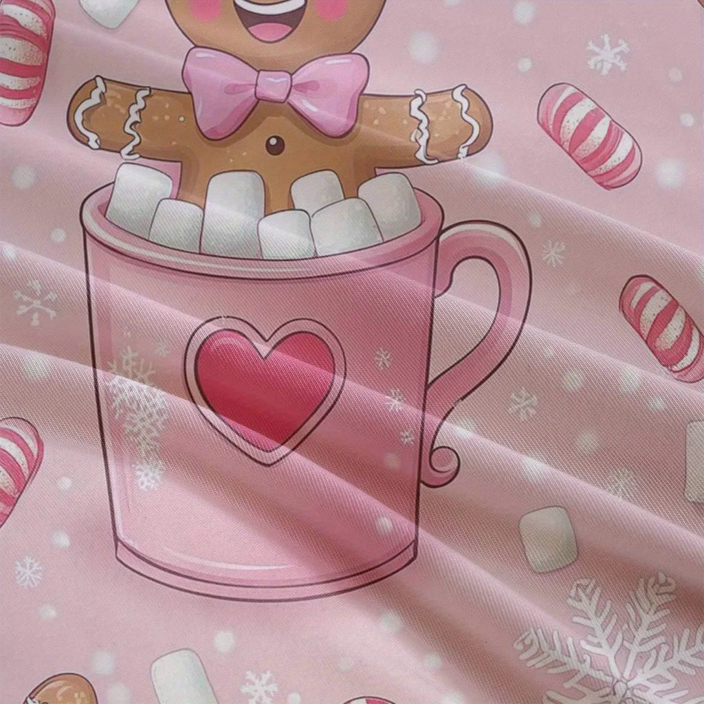 Elk & Snowflake Christmas Bedding Set
