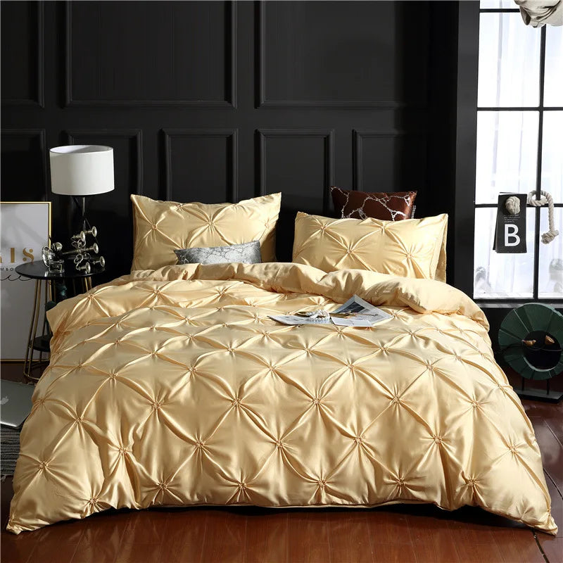 Floral Duvet Cover Set – 2- or 3-Piece Light Yellow