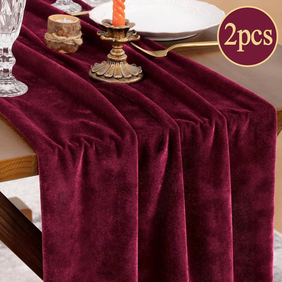 Velvet Christmas Table Runner