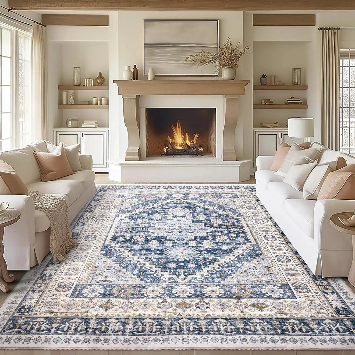 Vintage Persian Rug FLR-6 – image 5