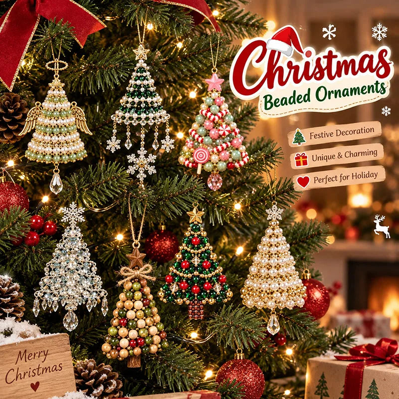 DIY Beaded Christmas Tree Ornament Kit