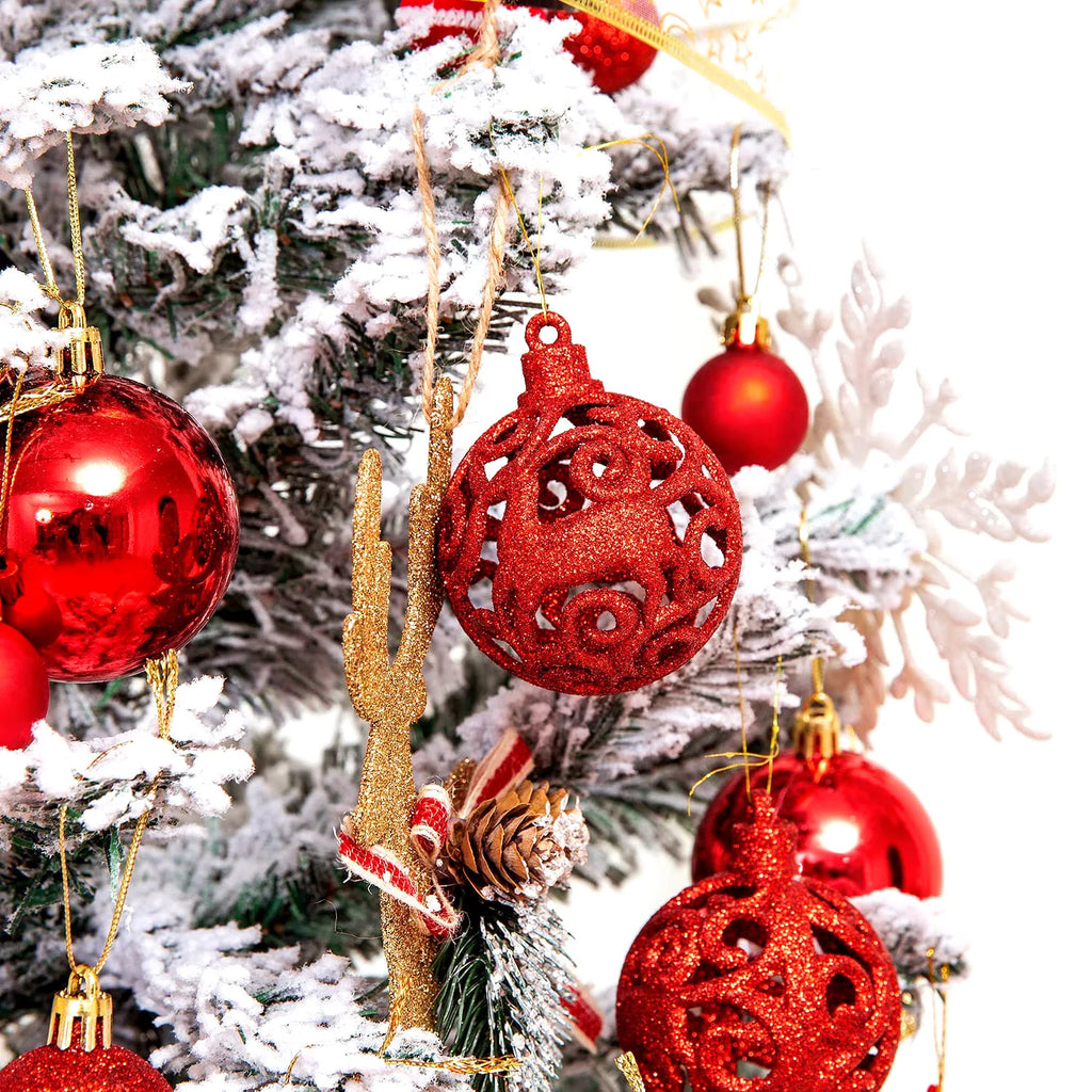 100-Piece Christmas Bauble Set