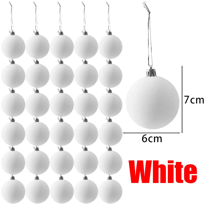 Large Flocked Wine Red Christmas Baubles