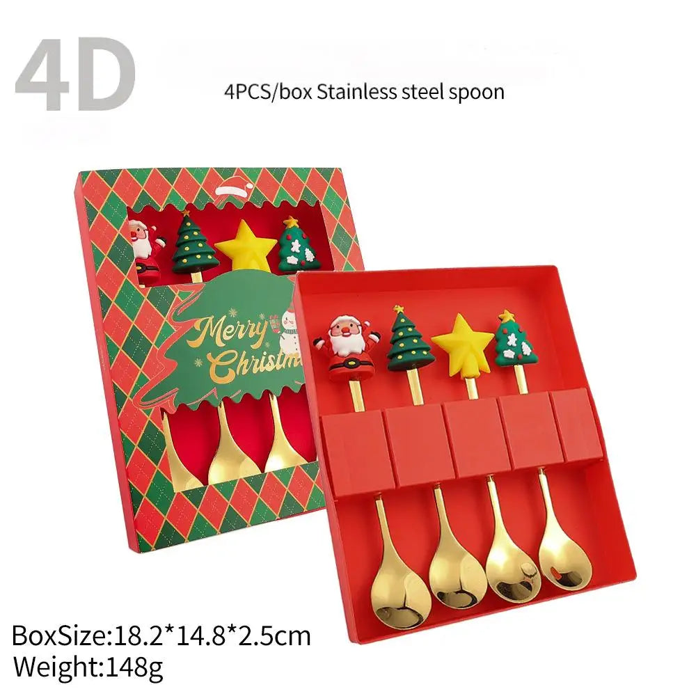 Christmas Fork & Spoon Gift Set