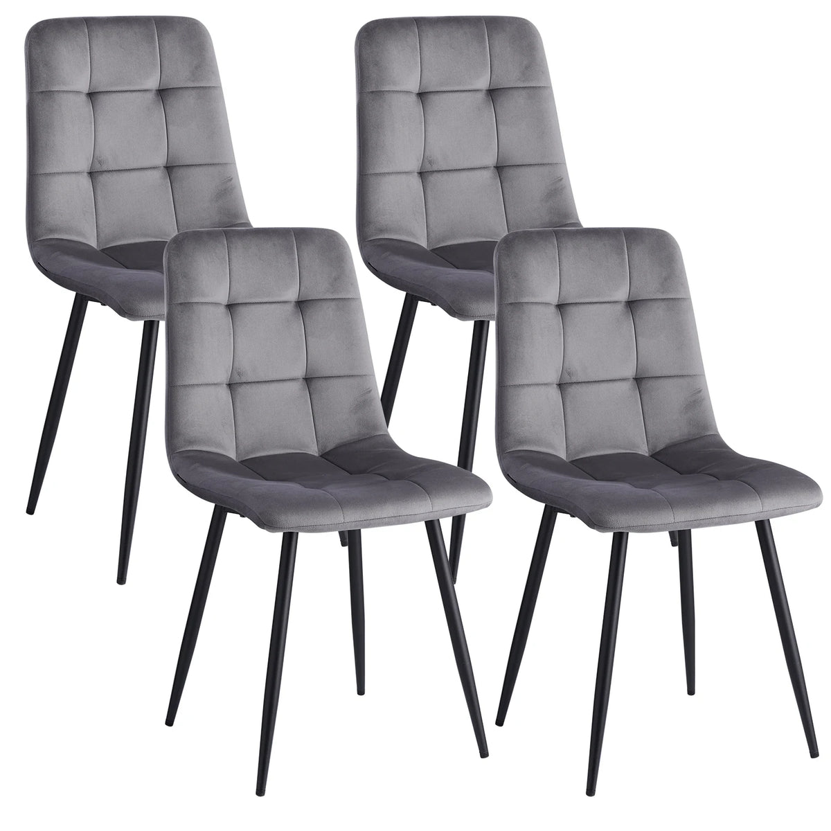 Velvet Dining Chairs – Set of 2, 4 or 6
