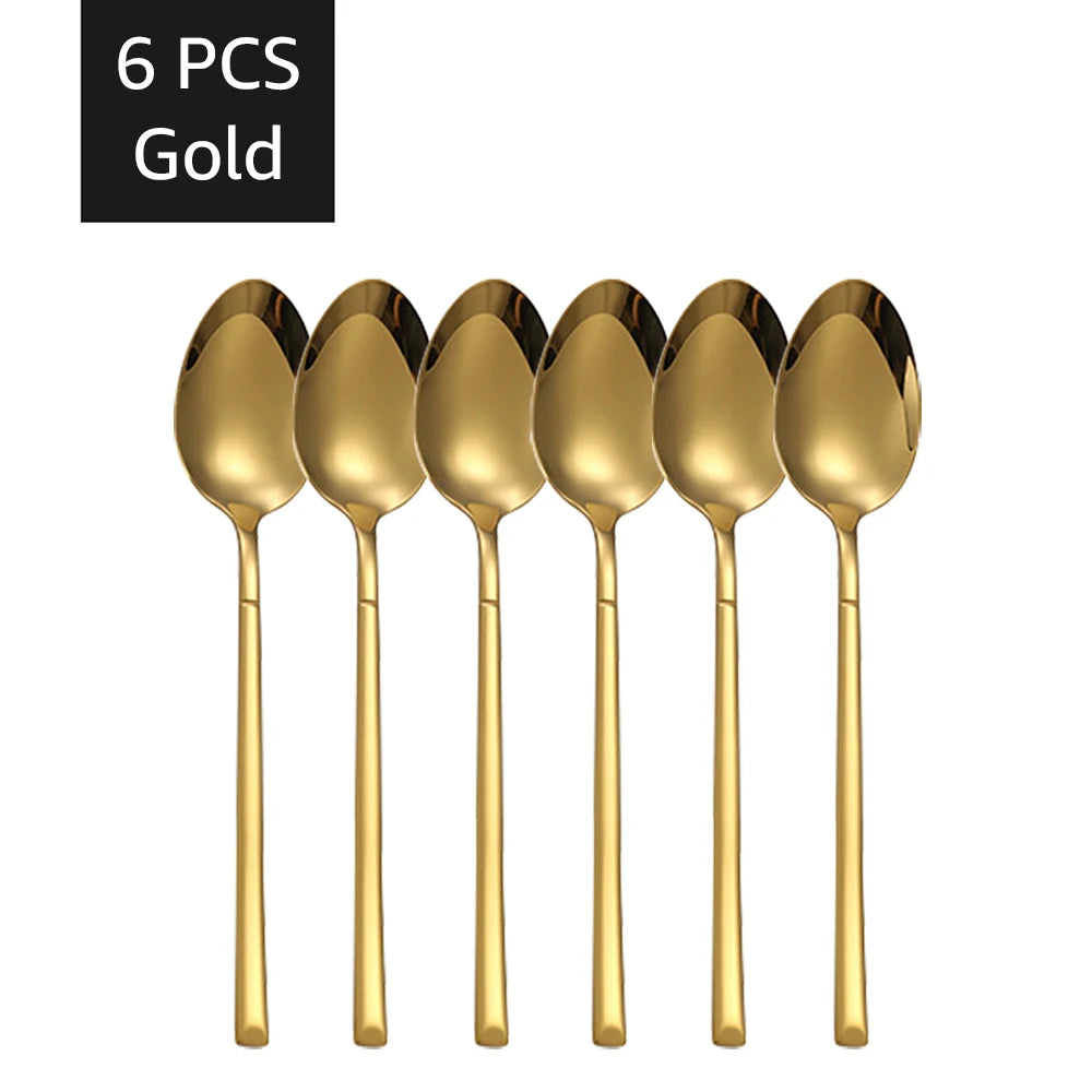 Gold Stainless Steel Cutlery Set