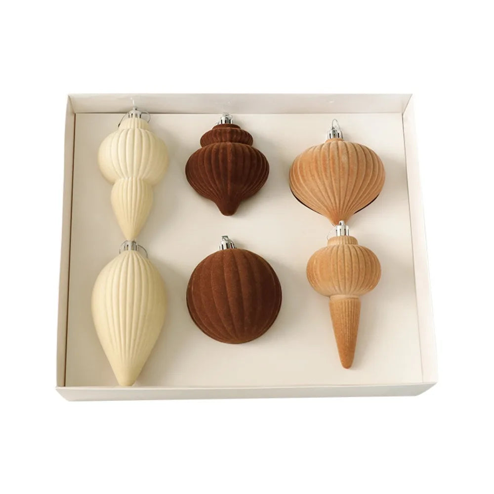 Velvet Christmas Bauble Set