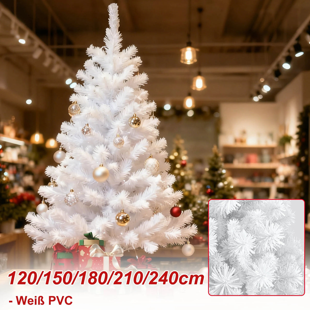 White Artificial Christmas Tree