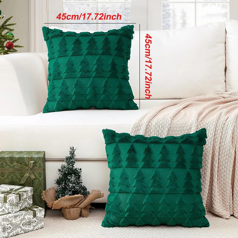3D Embroidered Christmas Cushion Covers