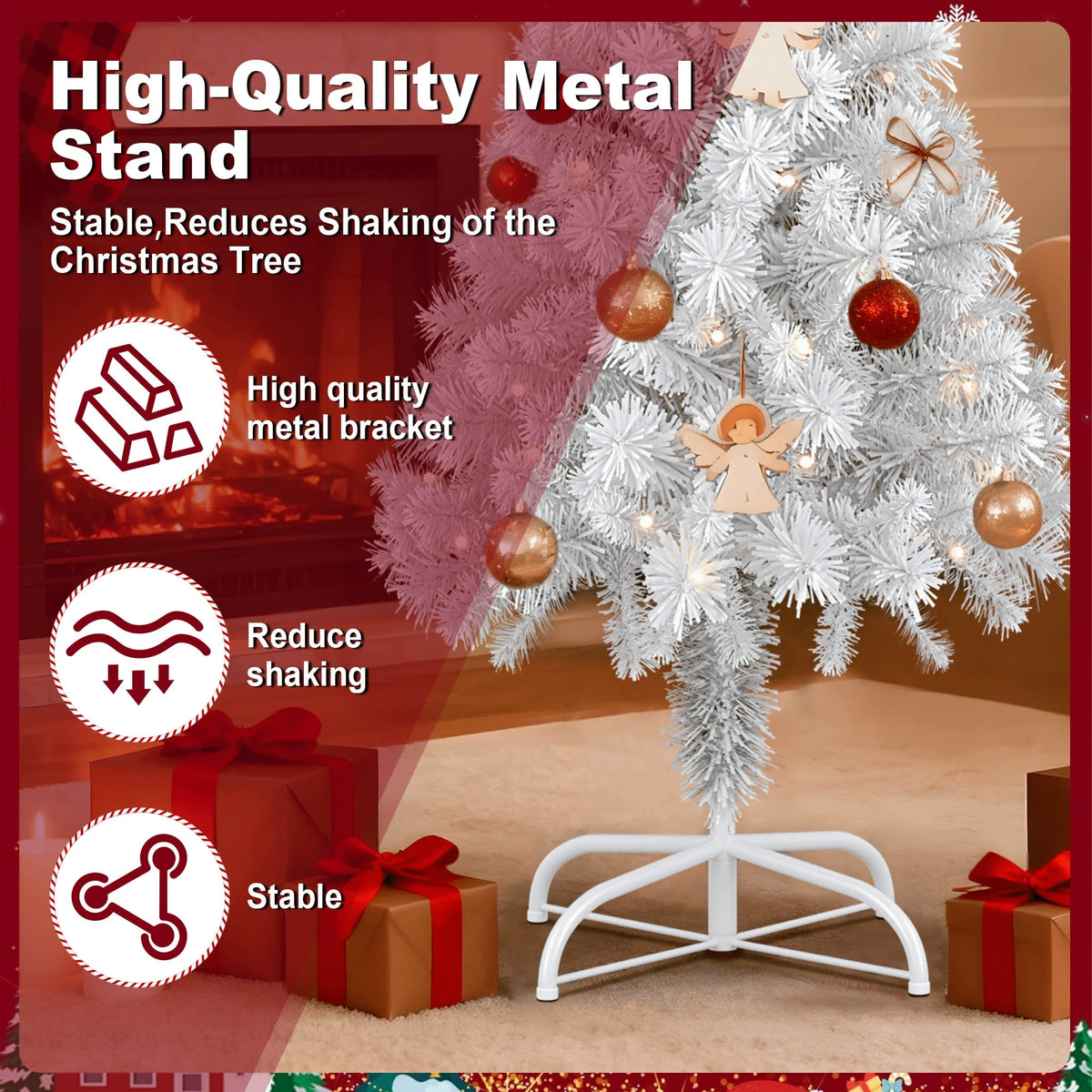 White Artificial Christmas Tree