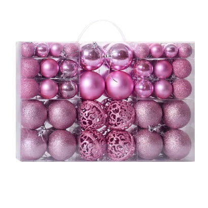 100-Piece Christmas Bauble Set