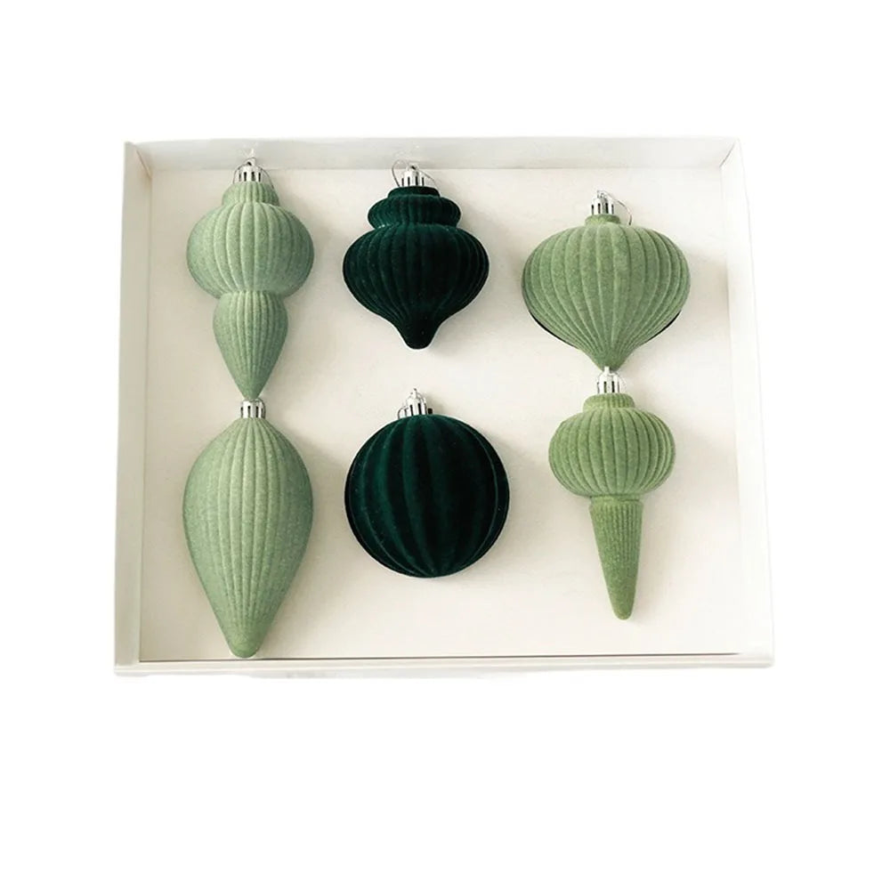 Velvet Christmas Bauble Set
