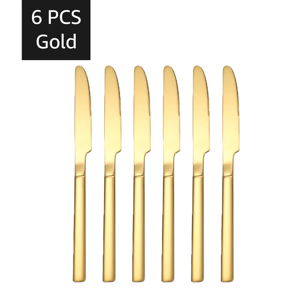 Gold Stainless Steel Cutlery Set
