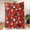 Plaid Christmas Throw Blanket