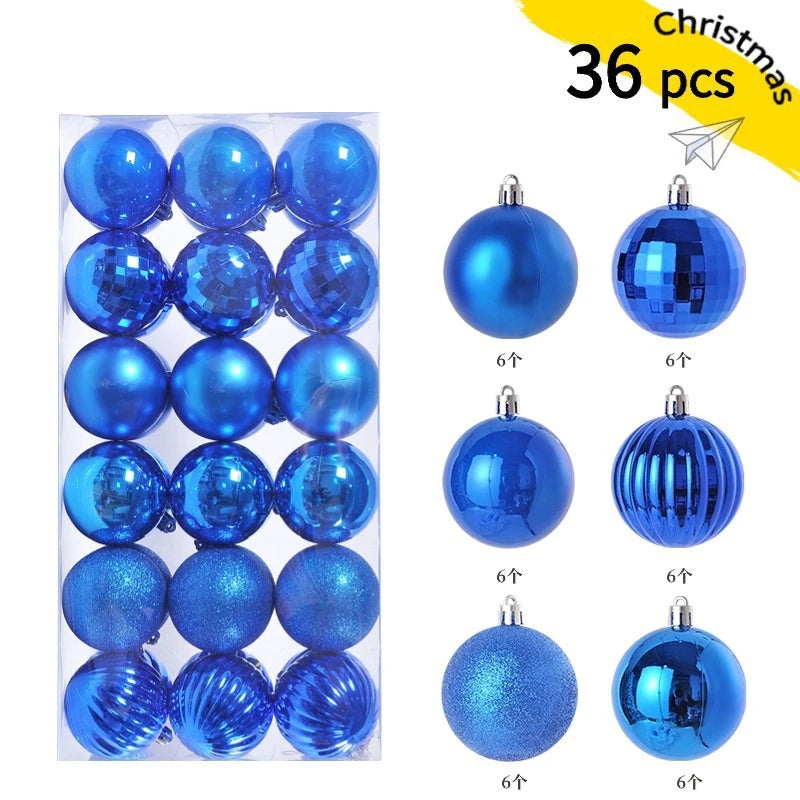 Mini Christmas Bauble Ornament Set
