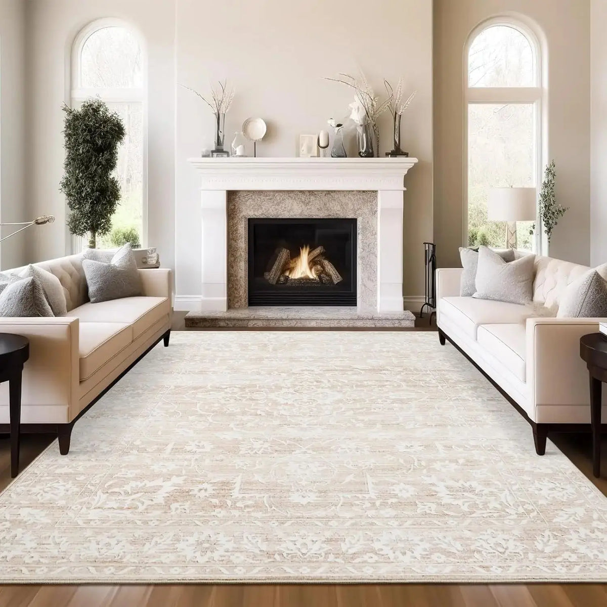 Vintage Persian Rug FLR-6 – image 1