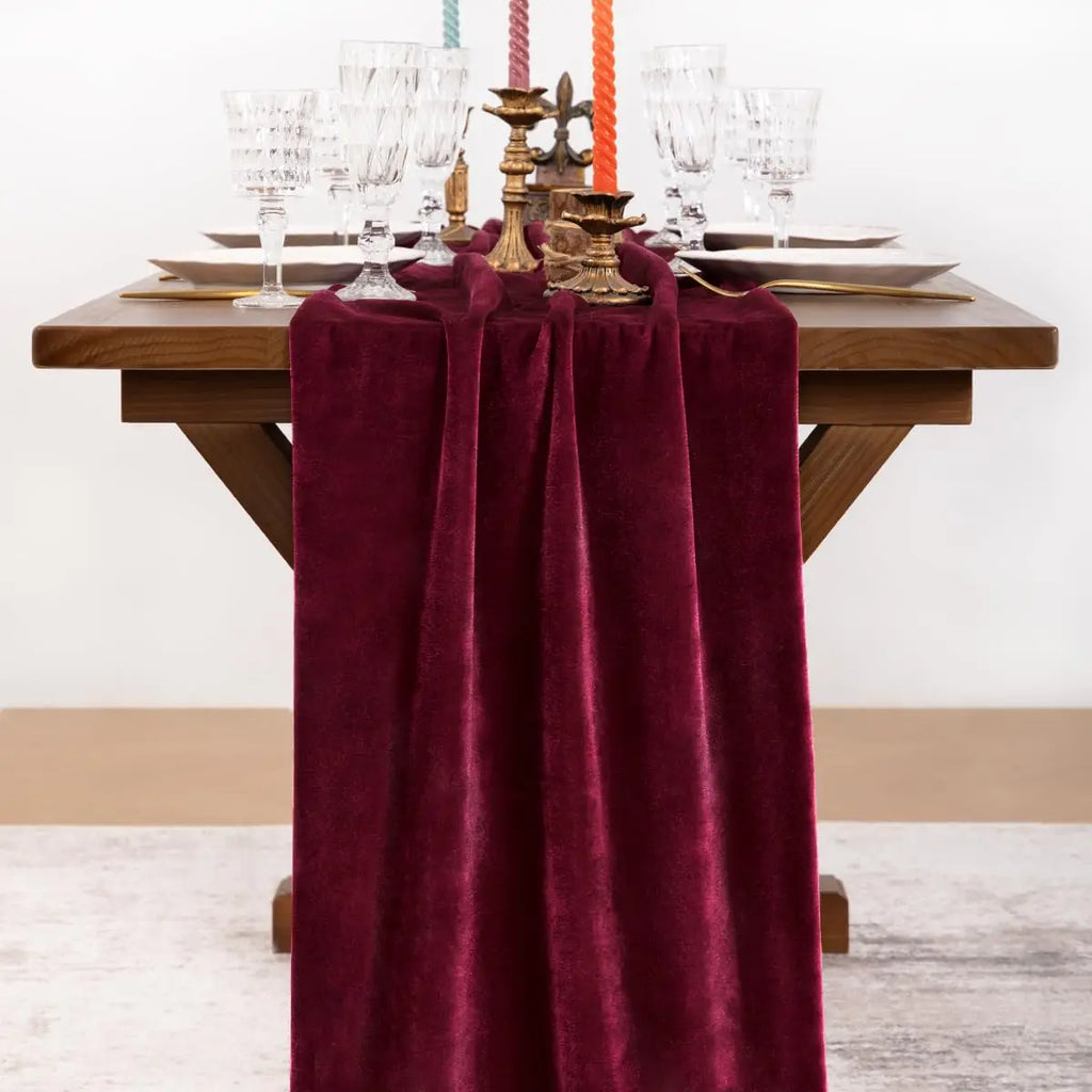 Velvet Christmas Table Runner