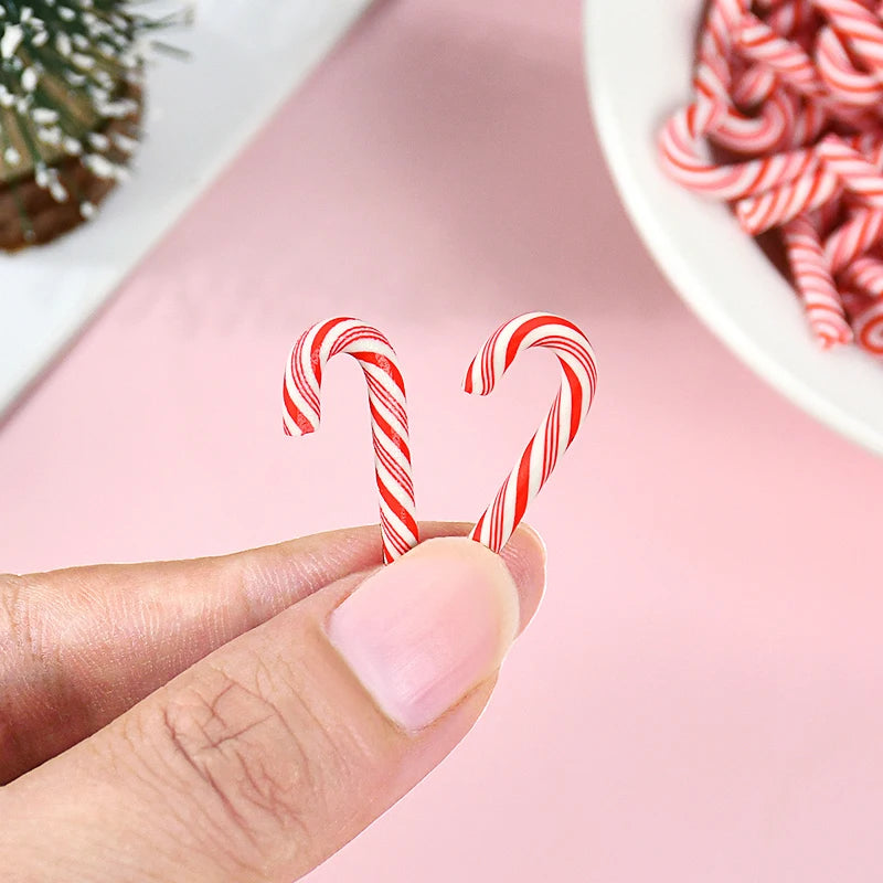 Mini Candy Cane Christmas Ornaments