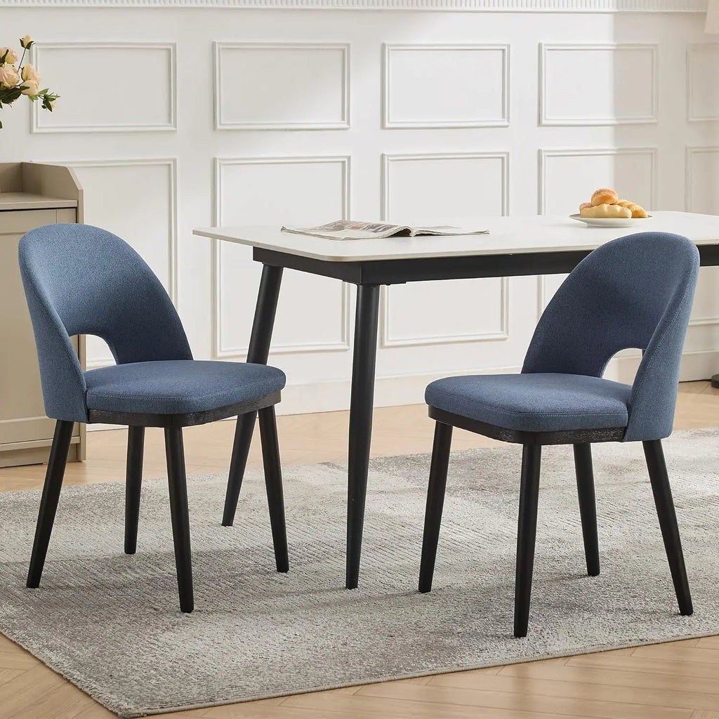 Dining Chairs Set of 2 – High Backrest & Deep Seat