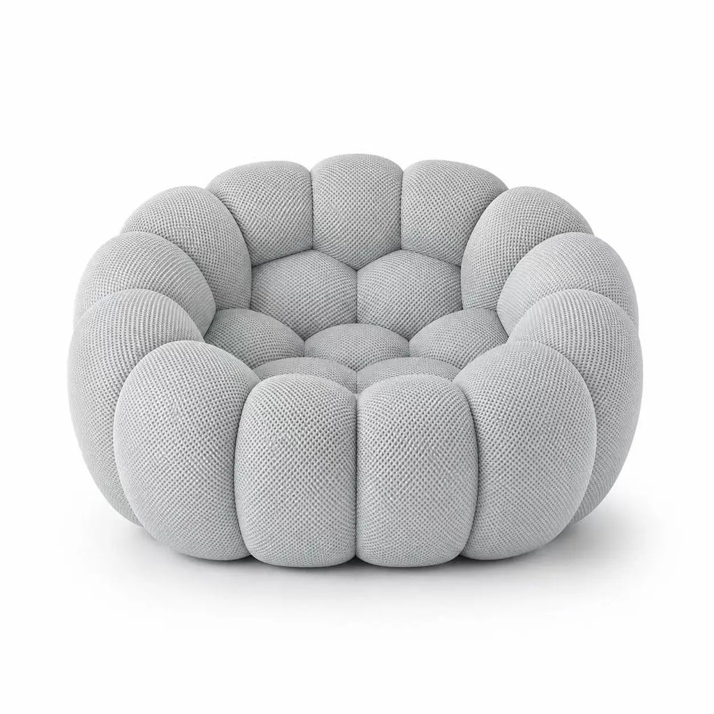 Modular Bubble Sofa Chair – Soft European Lounge Style Grey