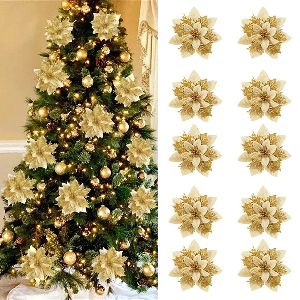 Christmas Flower Tree Ornaments