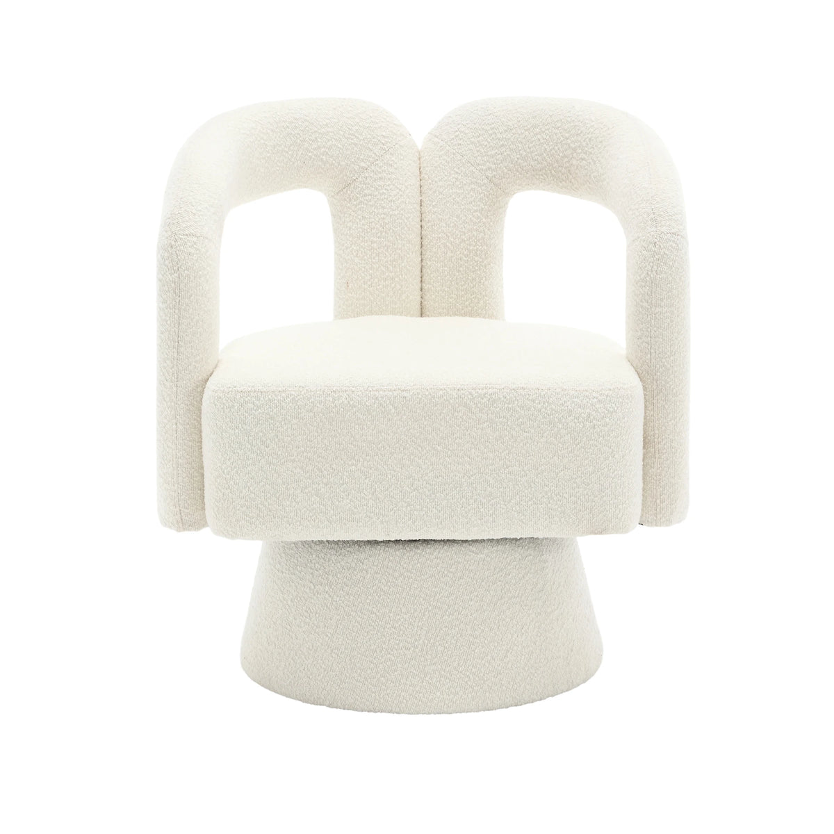 360° Swivel Armchair – Soft Upholstery & Armrests