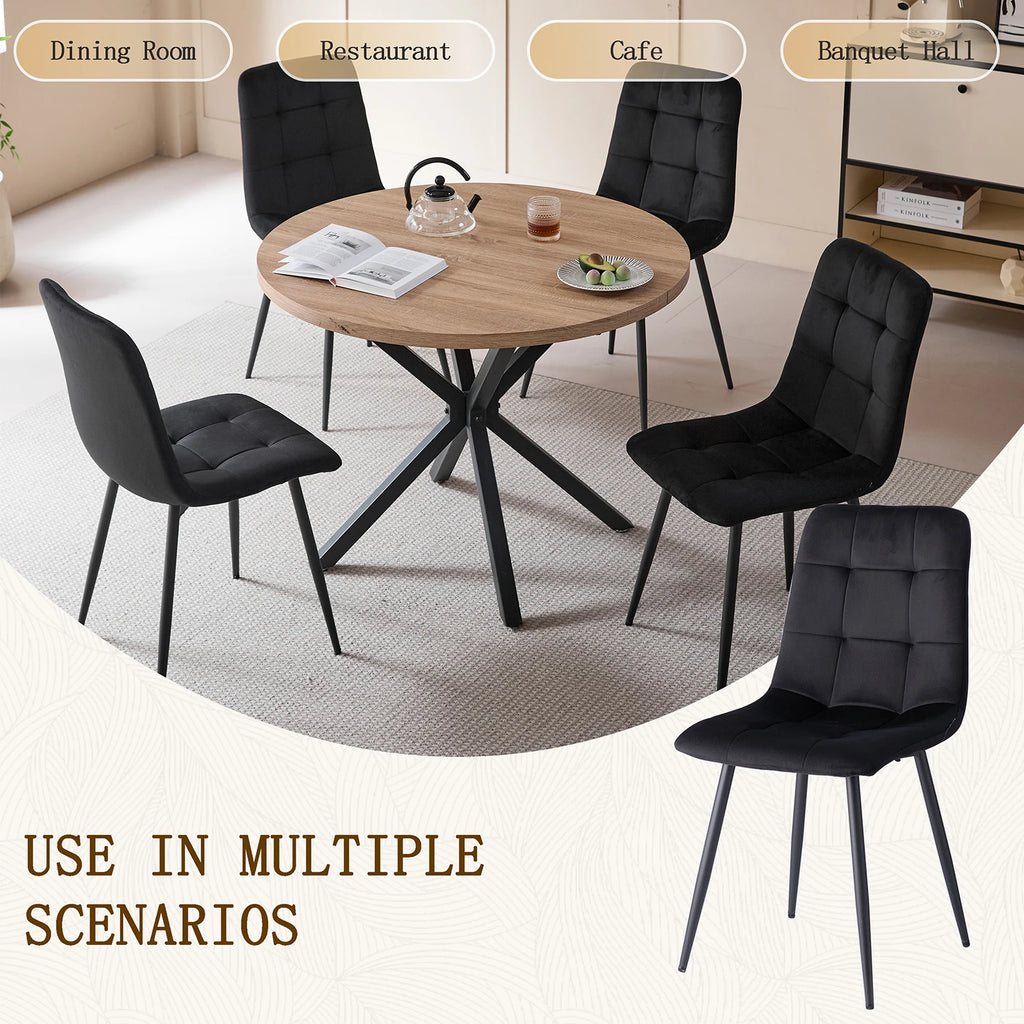 Velvet Dining Chairs – Set of 2, 4 or 6