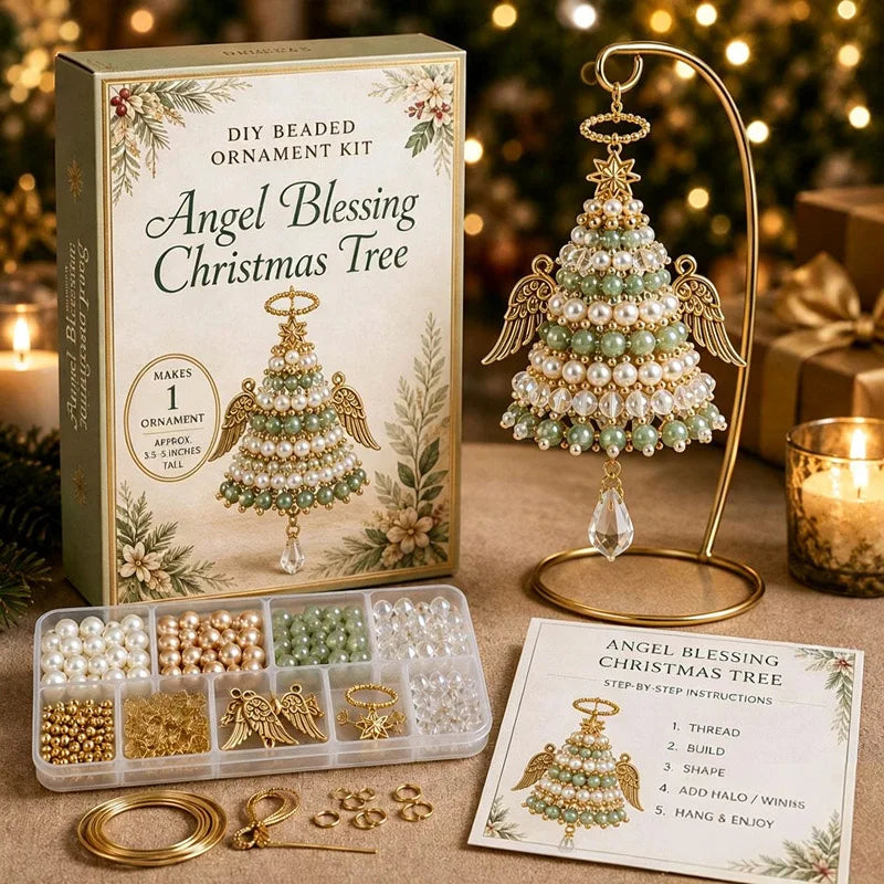 DIY Beaded Christmas Tree Ornament Kit